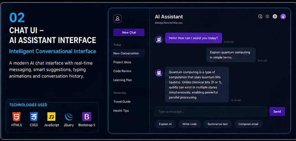 AI Assistant Interface