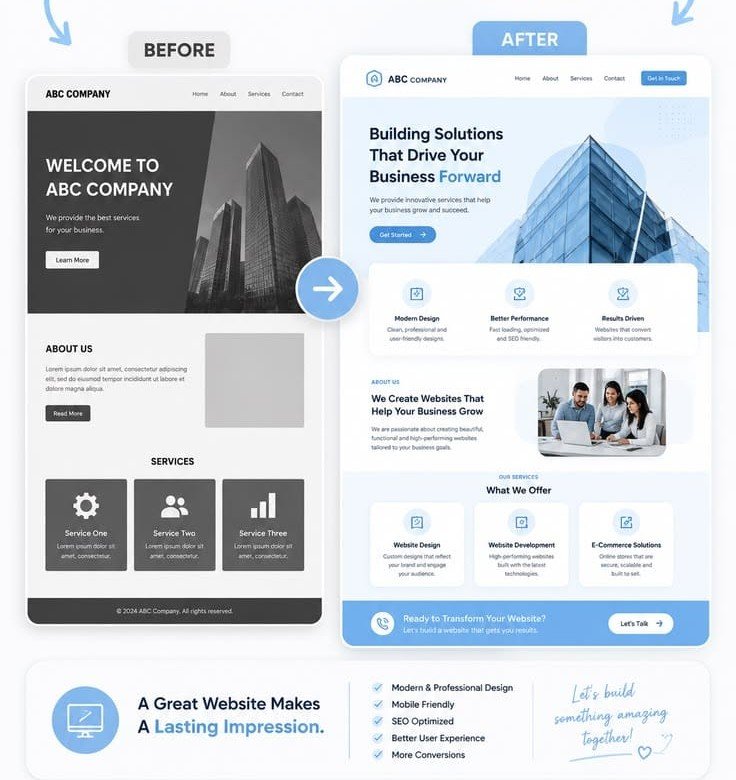 Website transformation project two