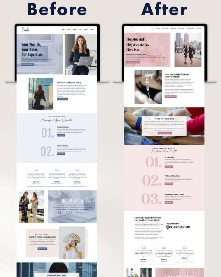 Website transformation project three